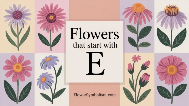 Flowers That Start With E