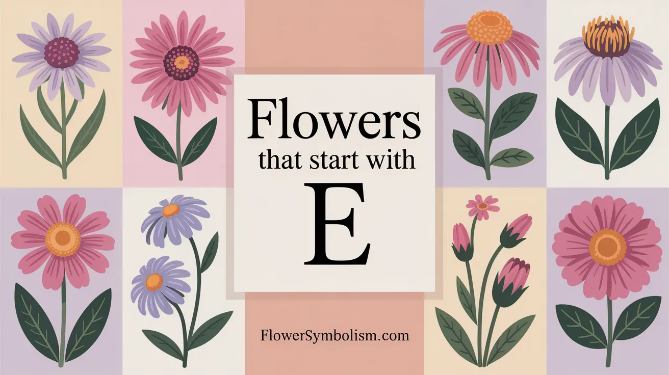 Flowers That Start With E