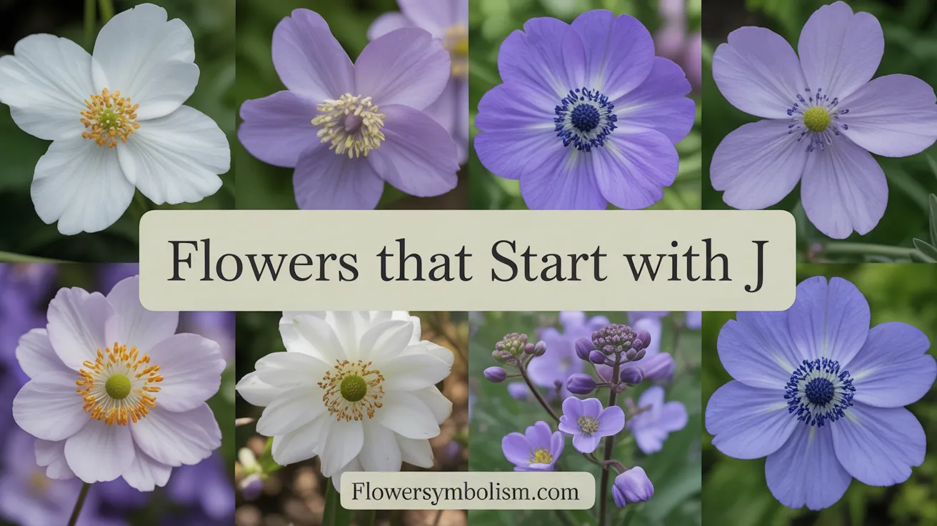 Flowers That Start With J