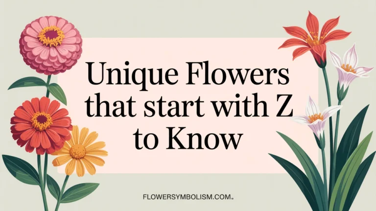 Flowers That Start With Z to Know