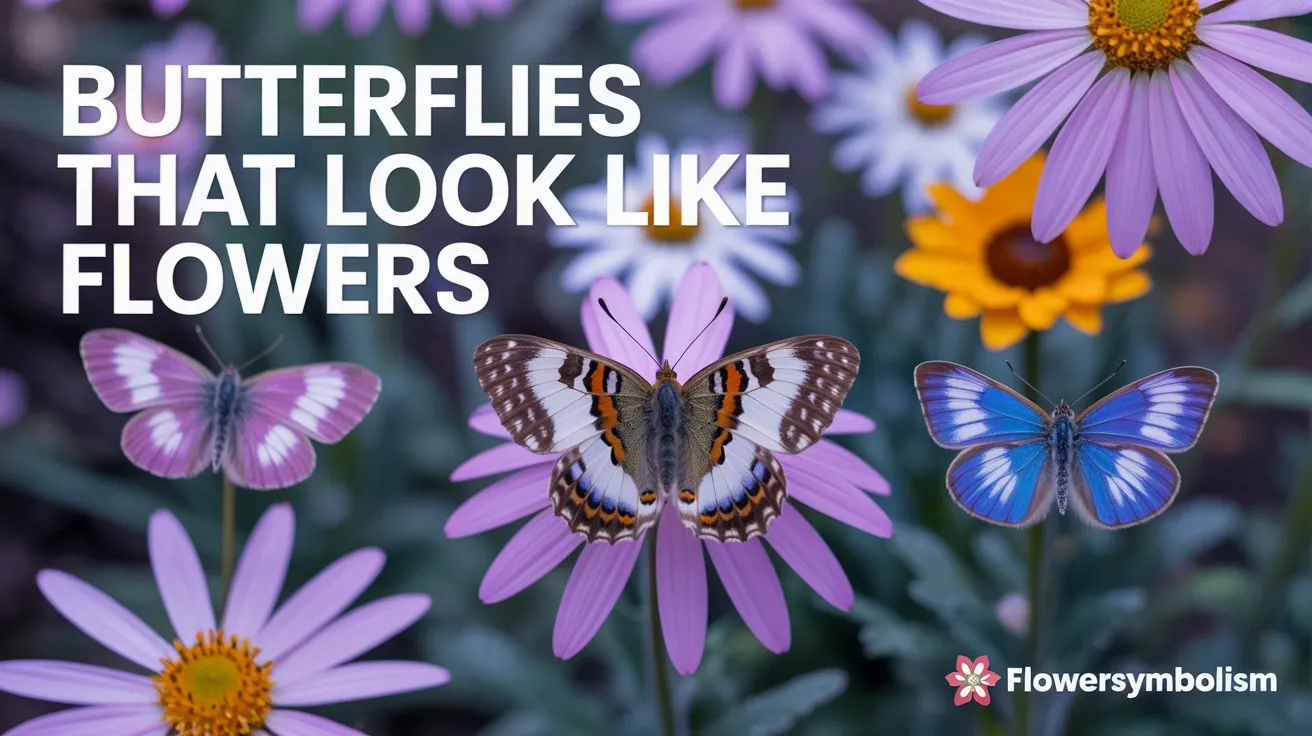 Butterflies That Look Like Flowers