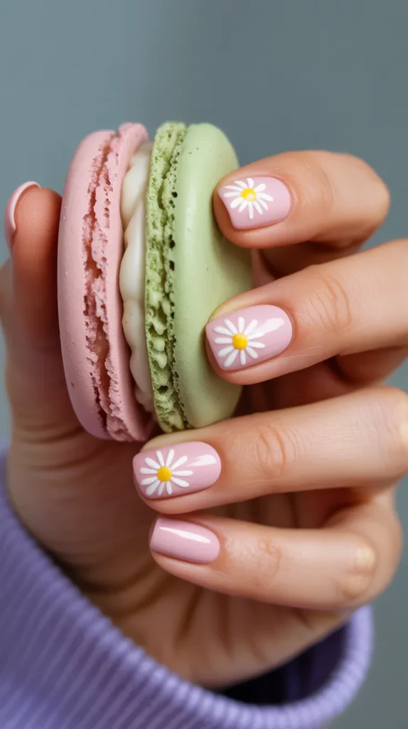 Gel Flower Nail Designs
