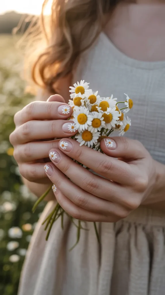 Flower Nail Designs For Short Nail