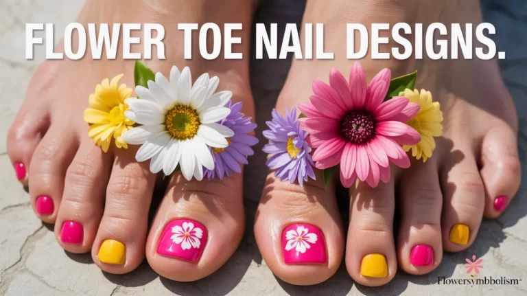 Flower Toe Nail Designs
