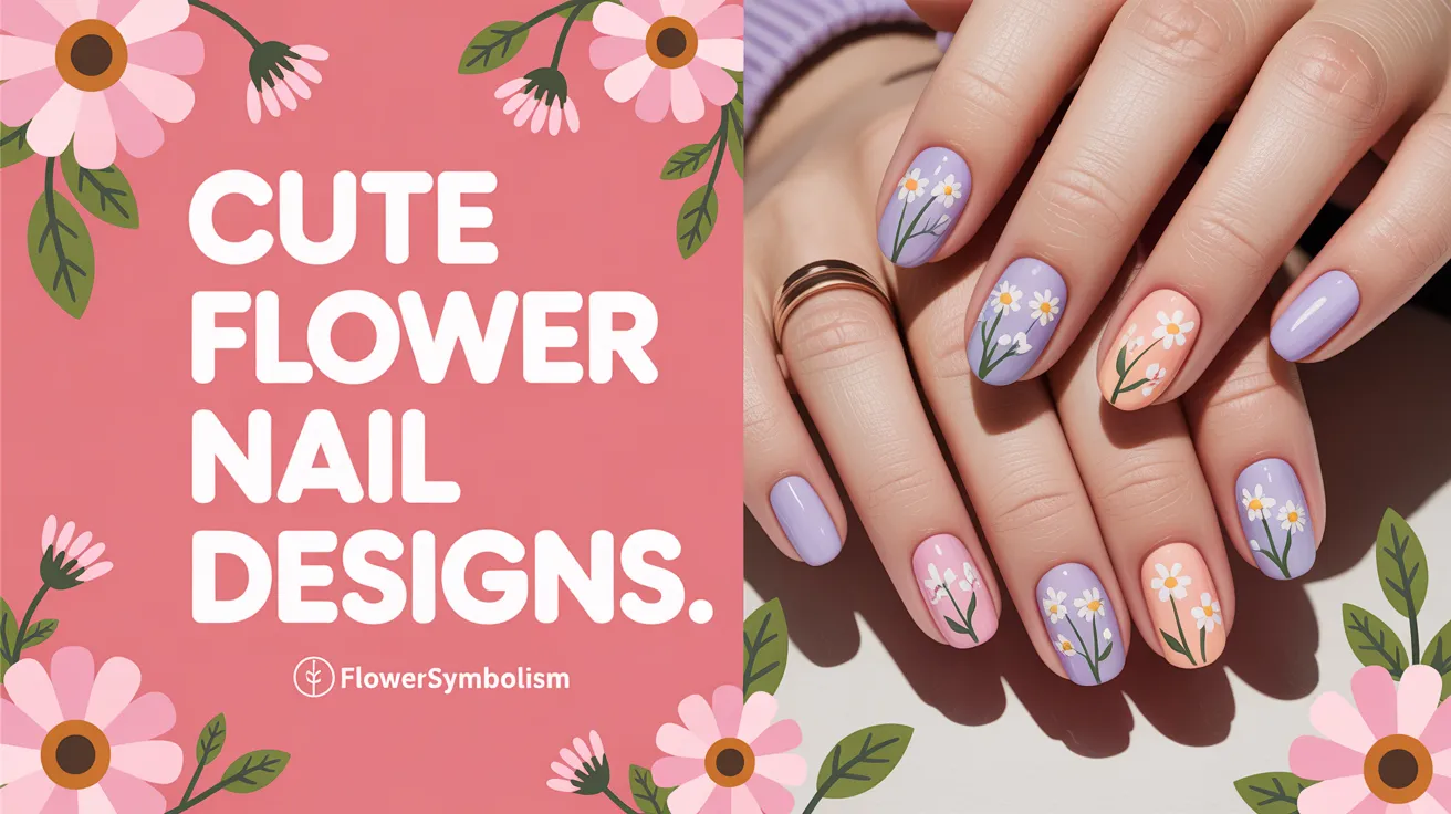 Cute Flower Nail Designs
