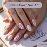 Lotus Flower Nail Art
