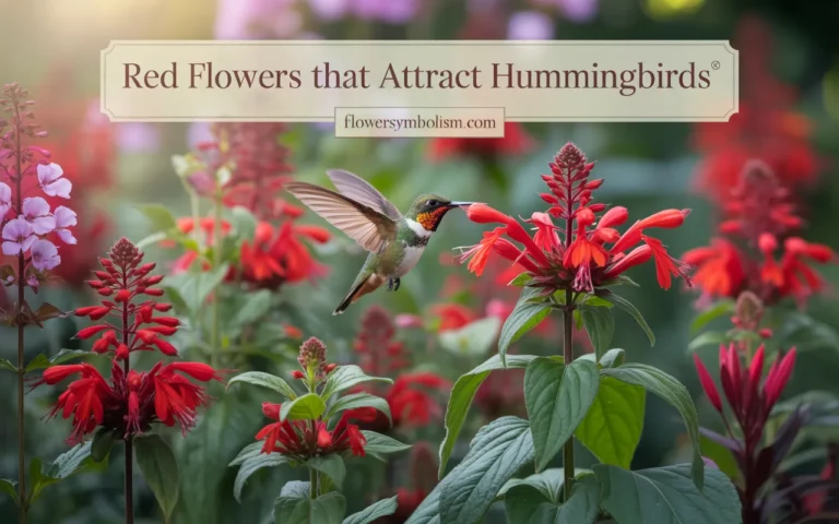 Red Flowers That Attract Hummingbirds