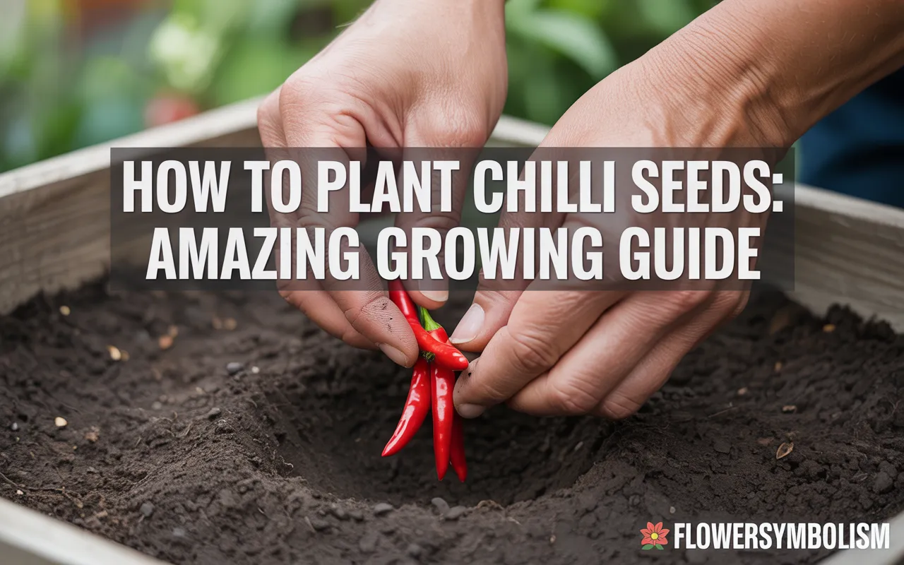 how to plant chilli seeds