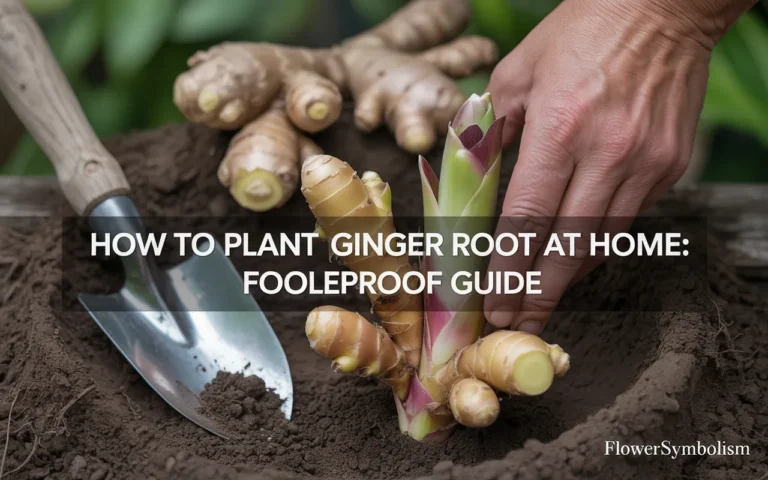 how to plant ginger root at home
