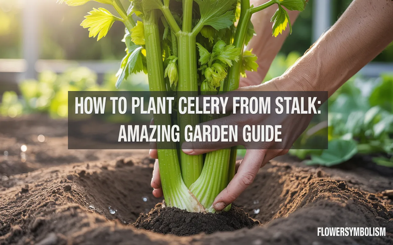 how to plant celery from stalk