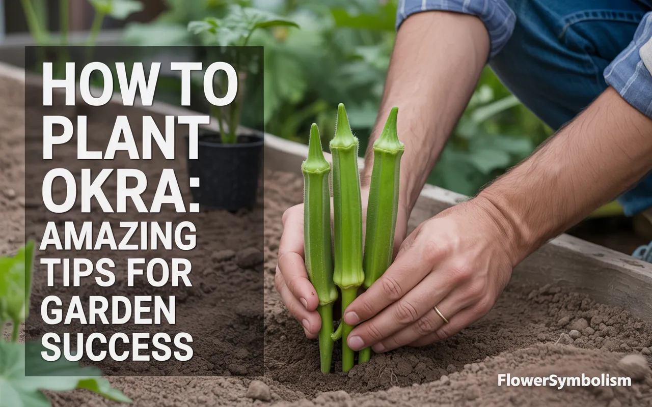 how to plant okra