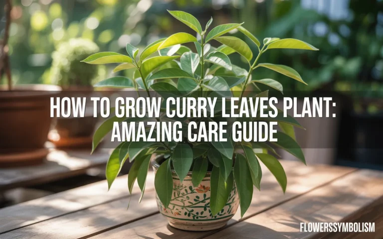 how to grow curry leaves plant