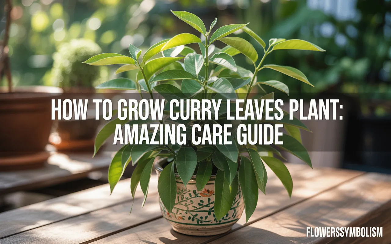 how to grow curry leaves plant