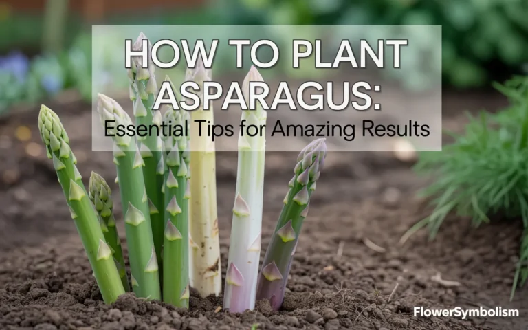 how to plant asparagus