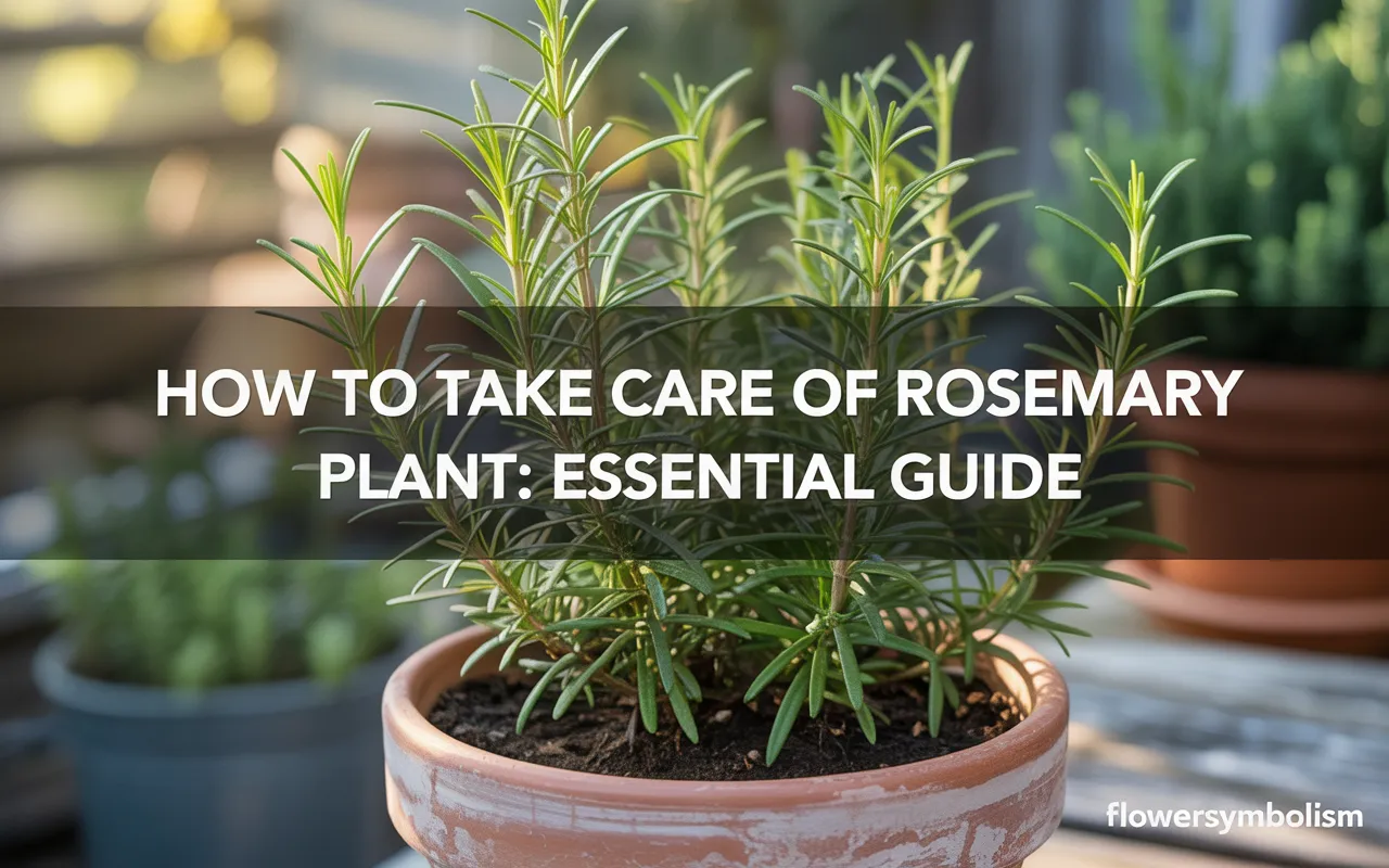 how to take care of rosemary plant