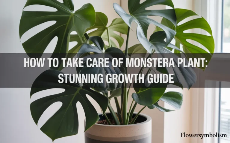 how to grow monstera plant