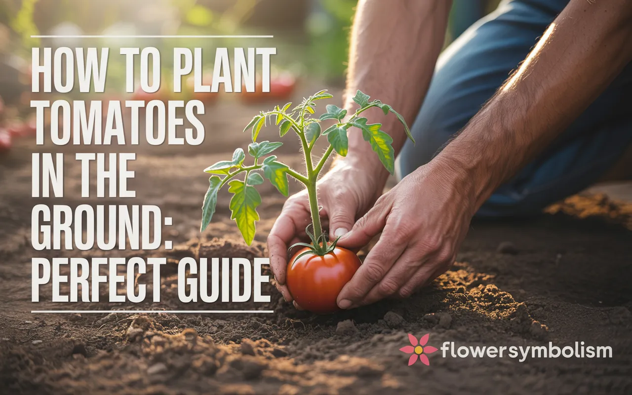 how to plant tomatoes in the ground