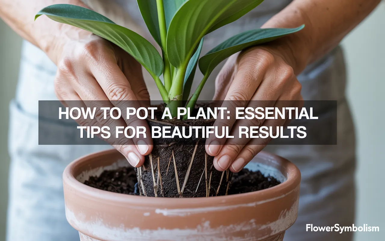 how to pot a plant