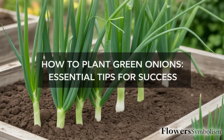 how to plant green onions