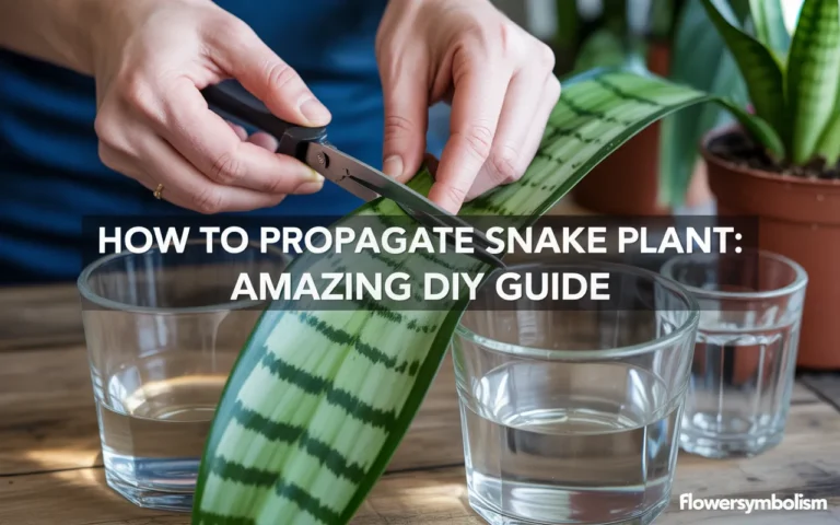 how to propagate snake plant
