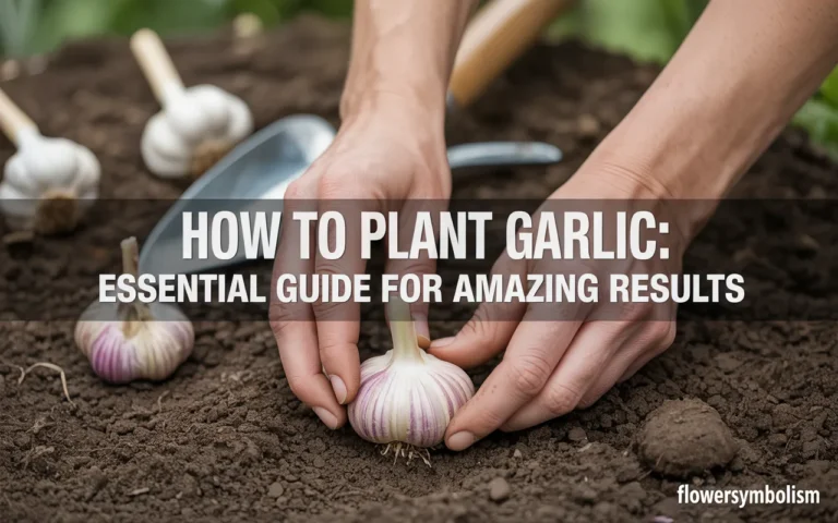 how to plant garlic