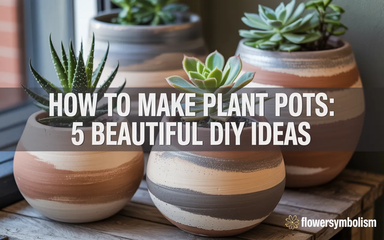 how to make plant pots