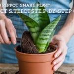 how to repot a snake plant