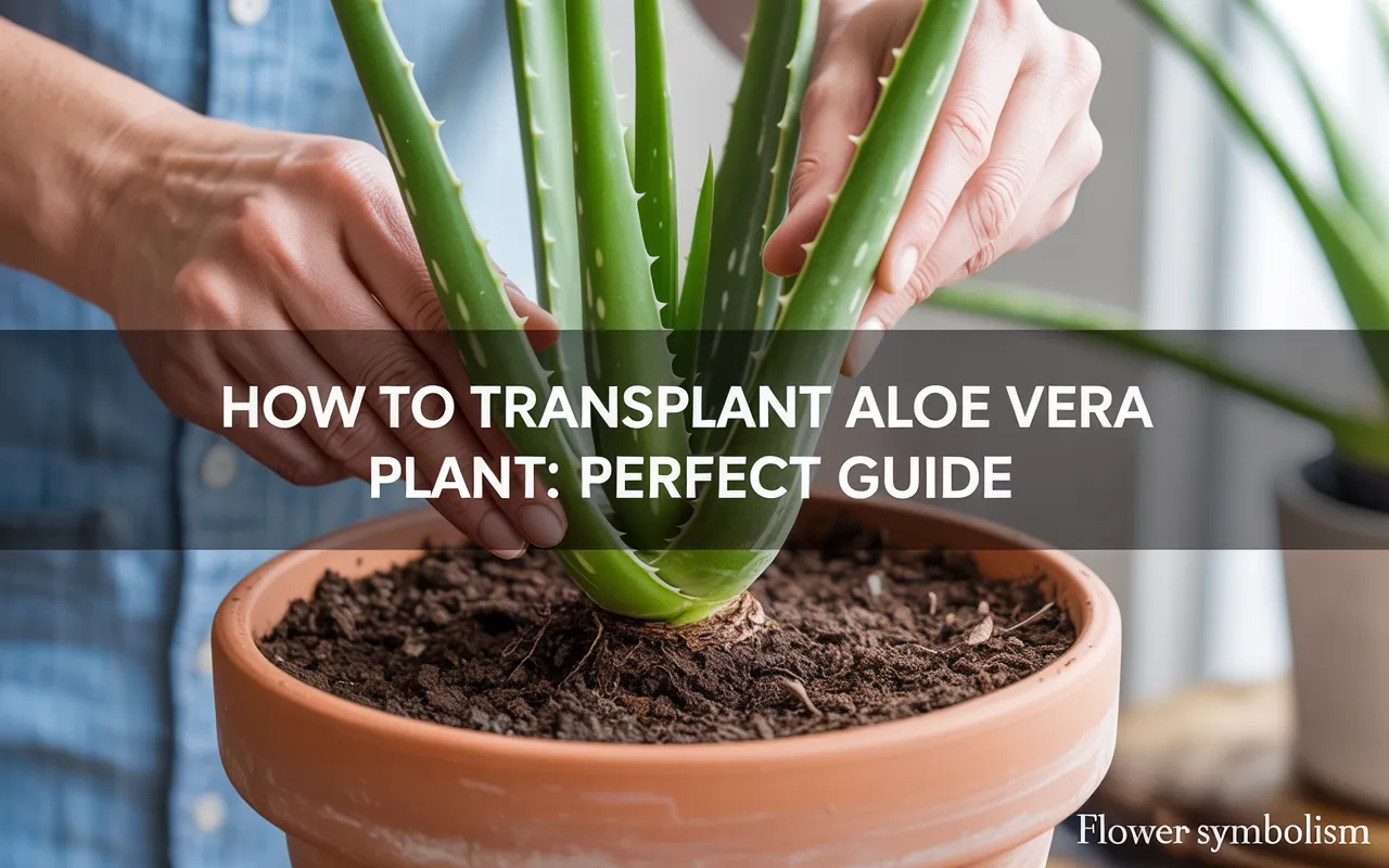 how to transplant aloe vera plant