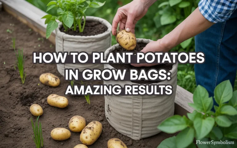 how to plant potatoes in grow bags