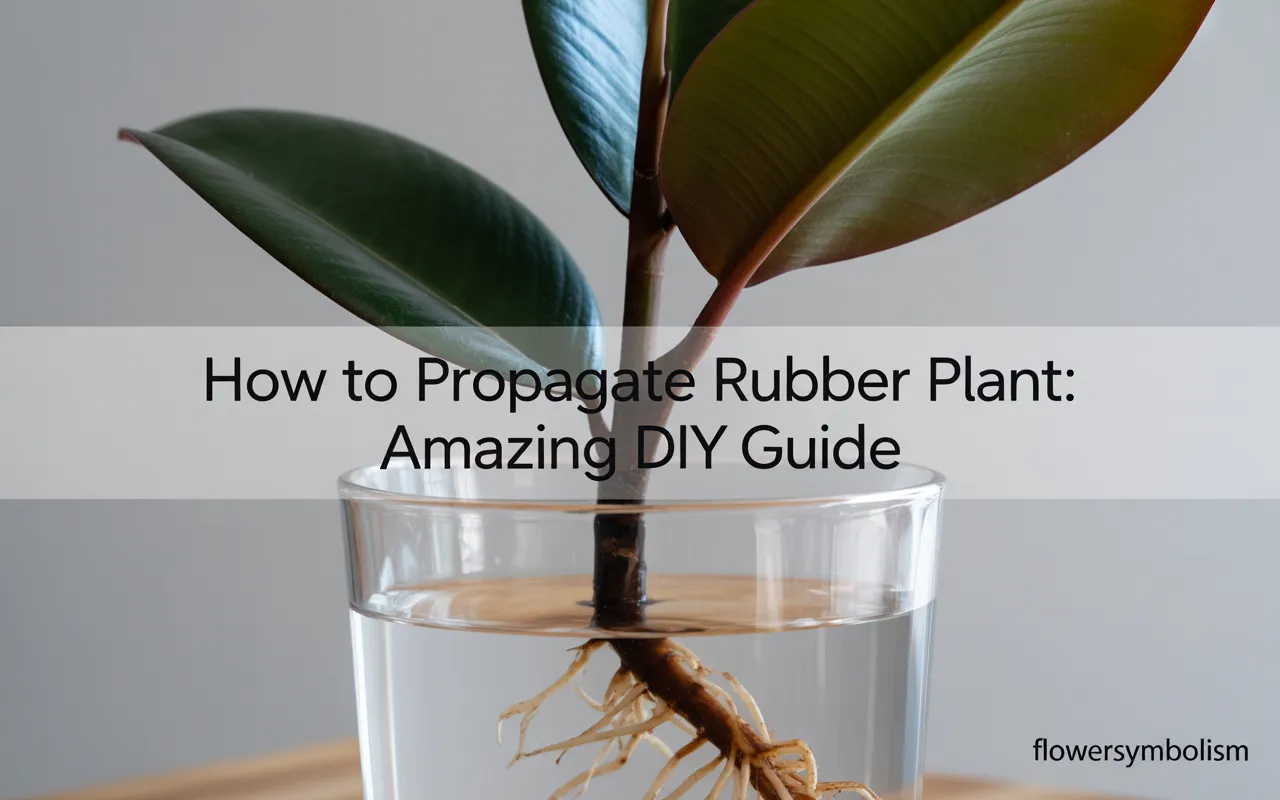 how to propagate rubber plant