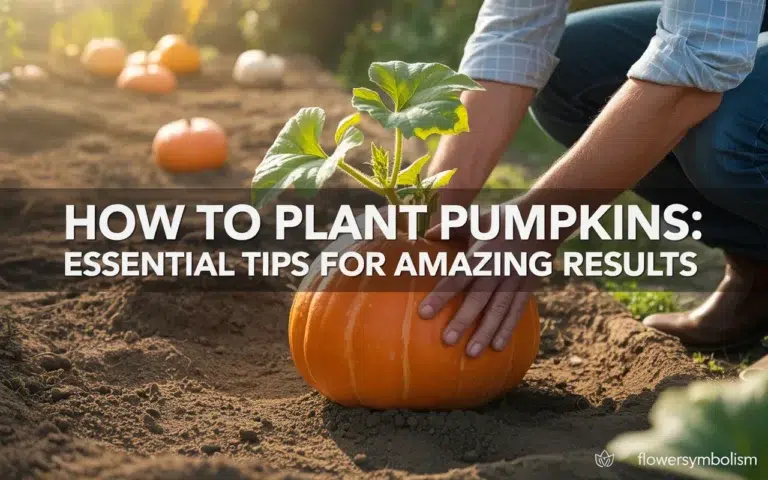 how to plant pumpkins