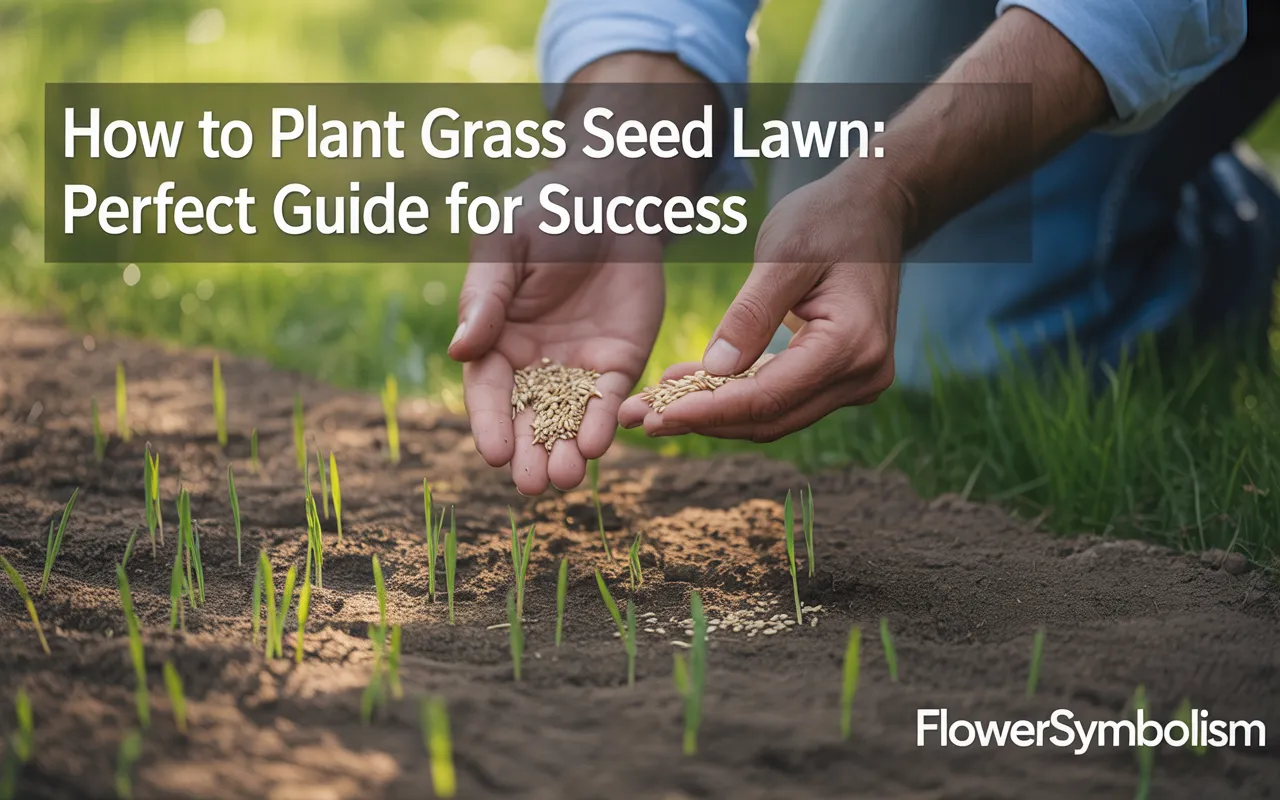 how to plant grass seed lawn