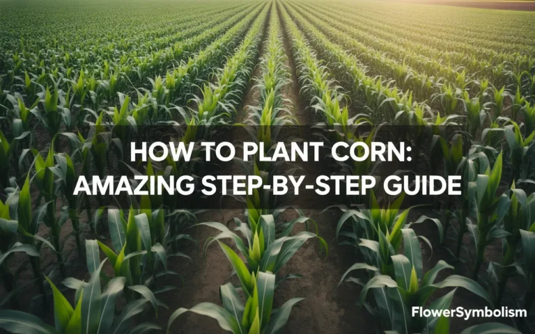 how to plant corn