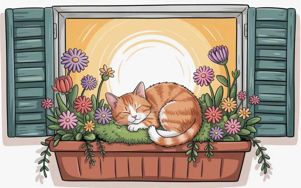 Flower Box Drawing