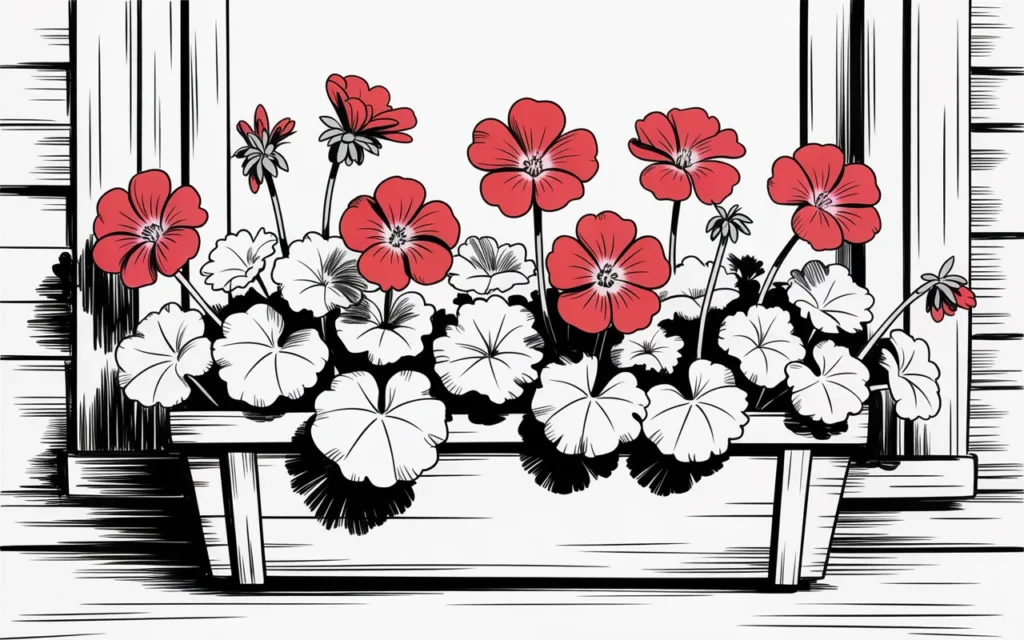 Flower Box Drawing