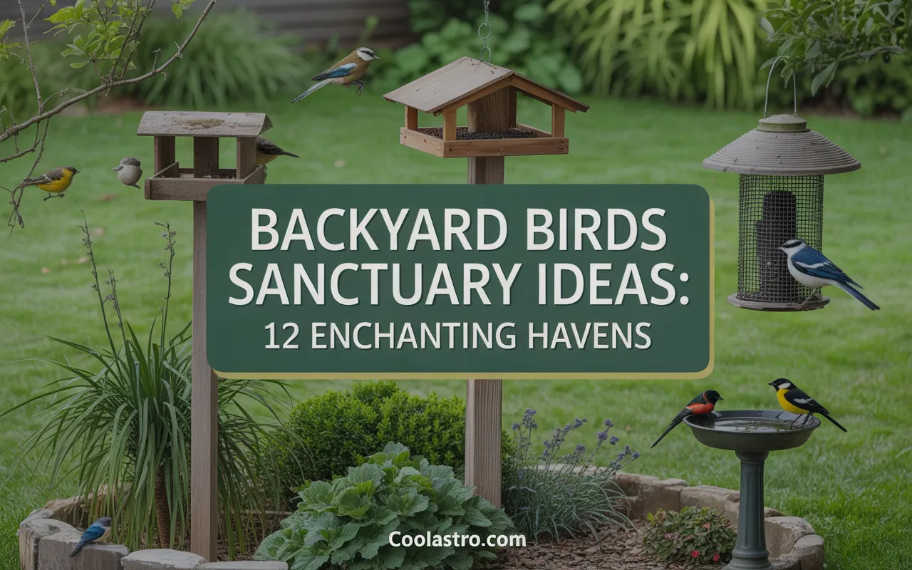 Backyard Birds Sanctuary Ideas