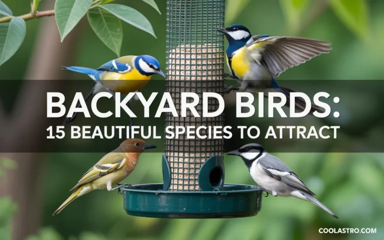 Backyard Birds: 15 Beautiful Species to Attract