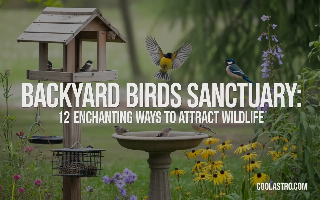 Backyard Birds Sanctuary: 12 Enchanting Ways To Attract Wildlife