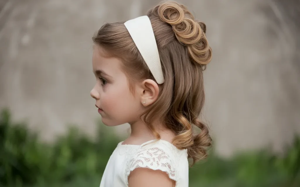 Flower Girl Hairstyles Half Up Half Down