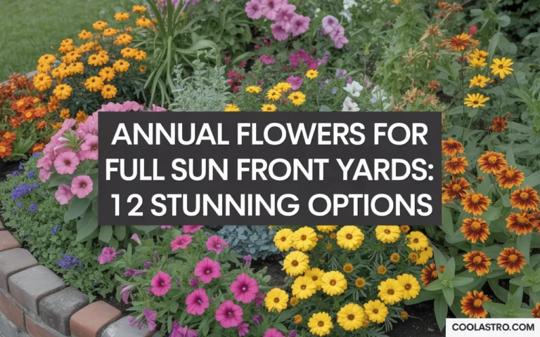 Annual Flowers For Full Sun Front Yards