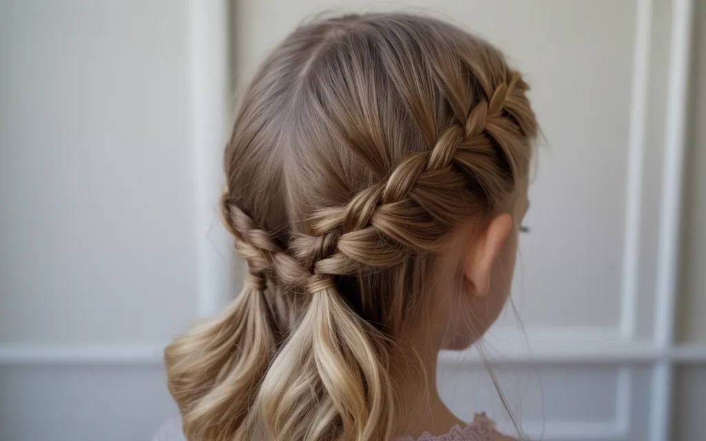 Flower Girl Hairstyles Half Up Half Down