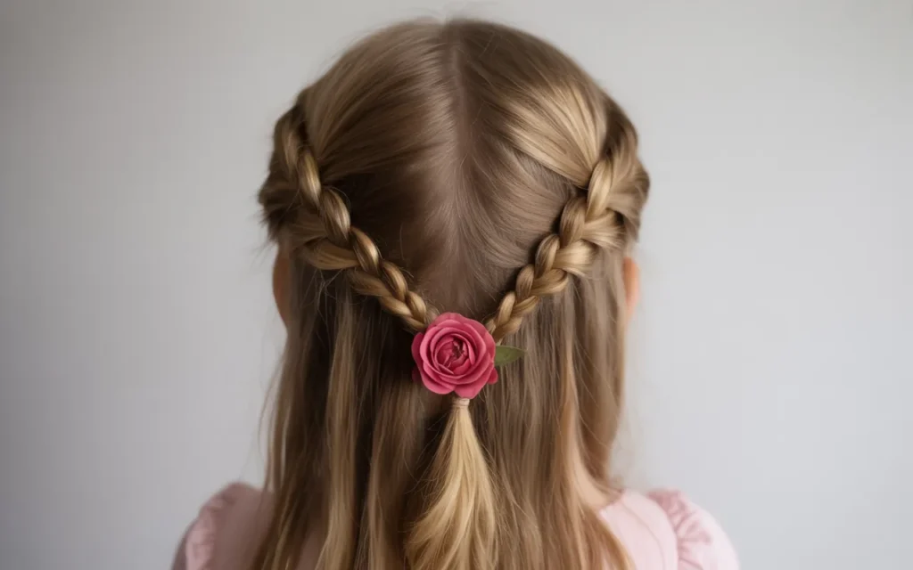 Flower Girl Hairstyles Half Up Half Down
