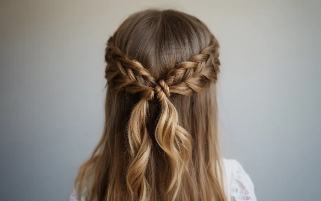 Flower Girl Hairstyles Half Up Half Down