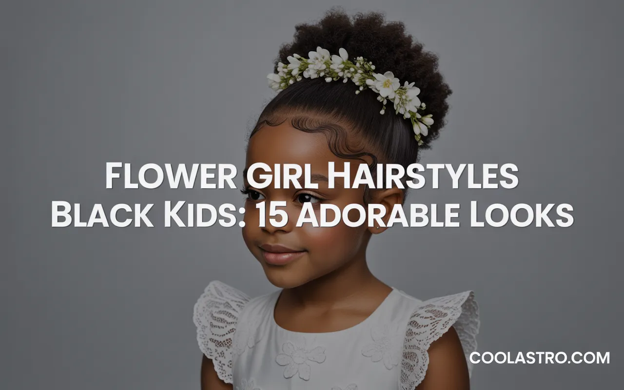 flower girl hairstyle
