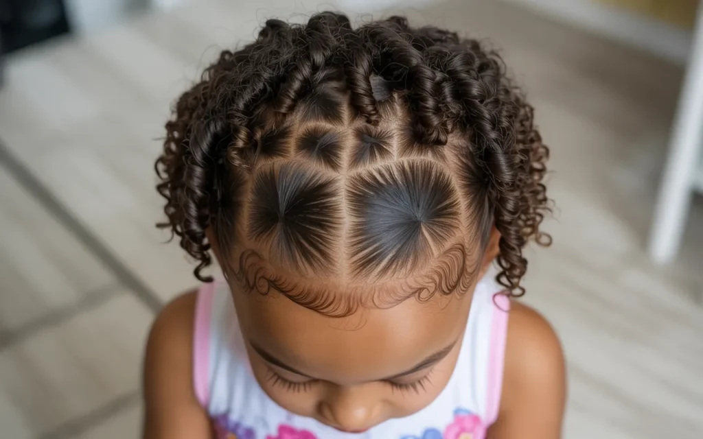 Flower Girl Hairstyles Curly Hair