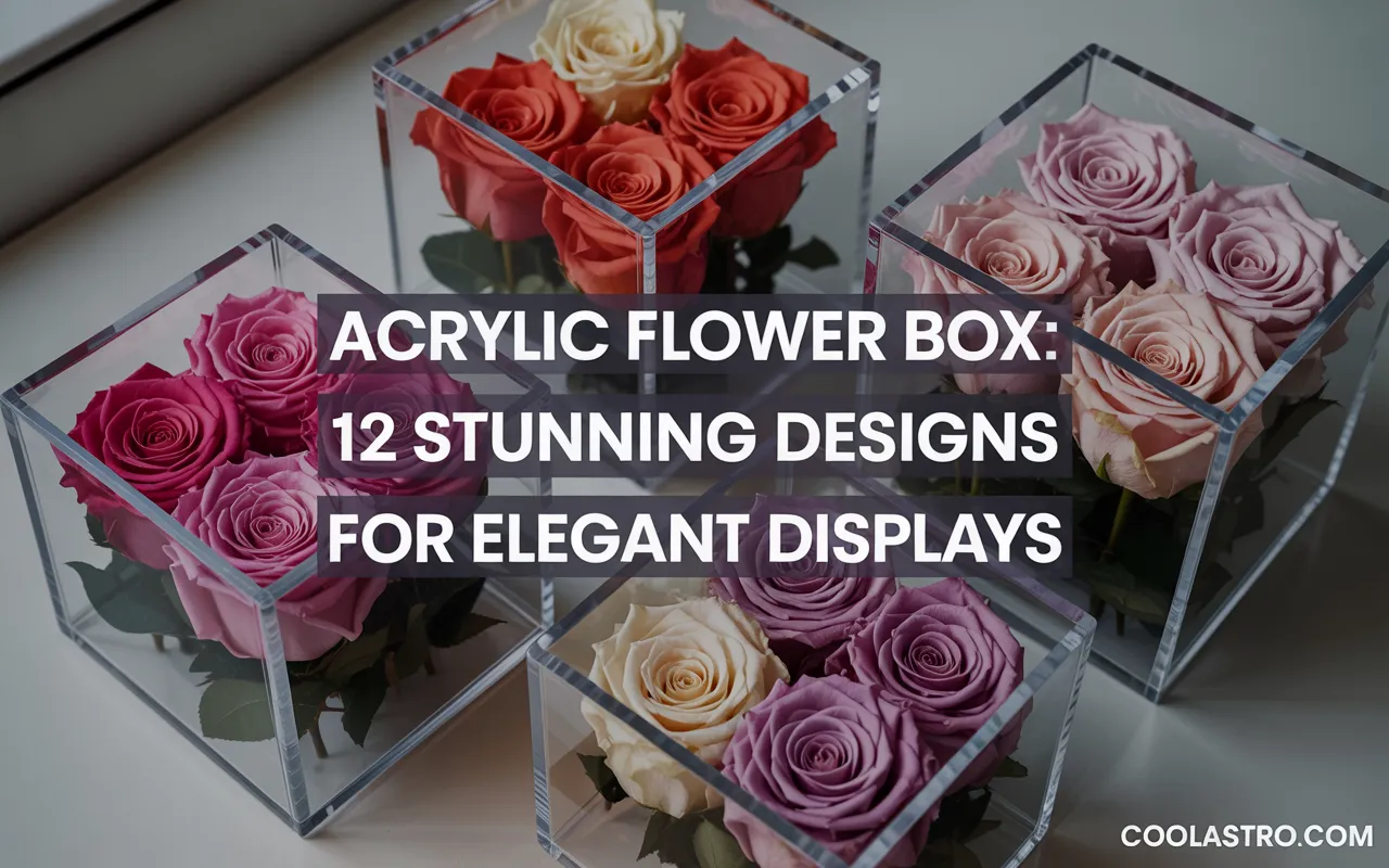 Acrylic Flower Box