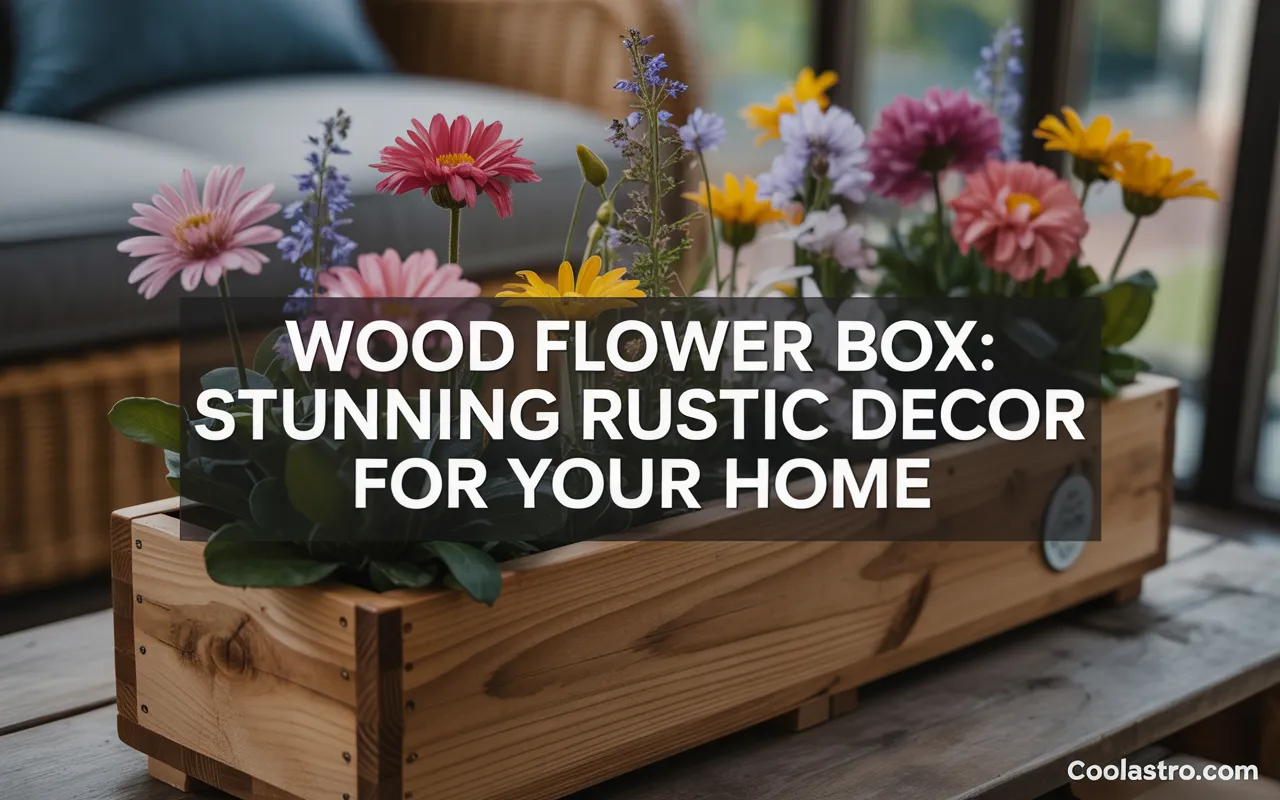 Wood Flower Box