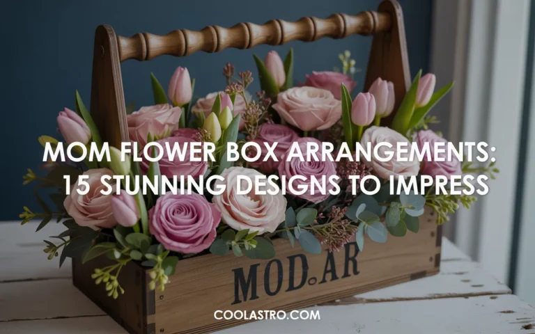 Mom Flower Box Arrangements