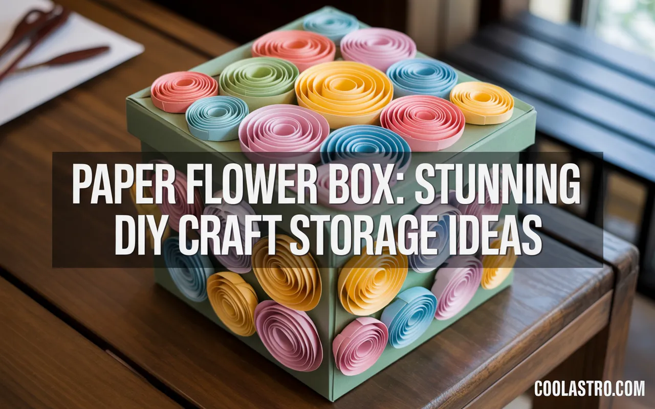 Paper Flower Box