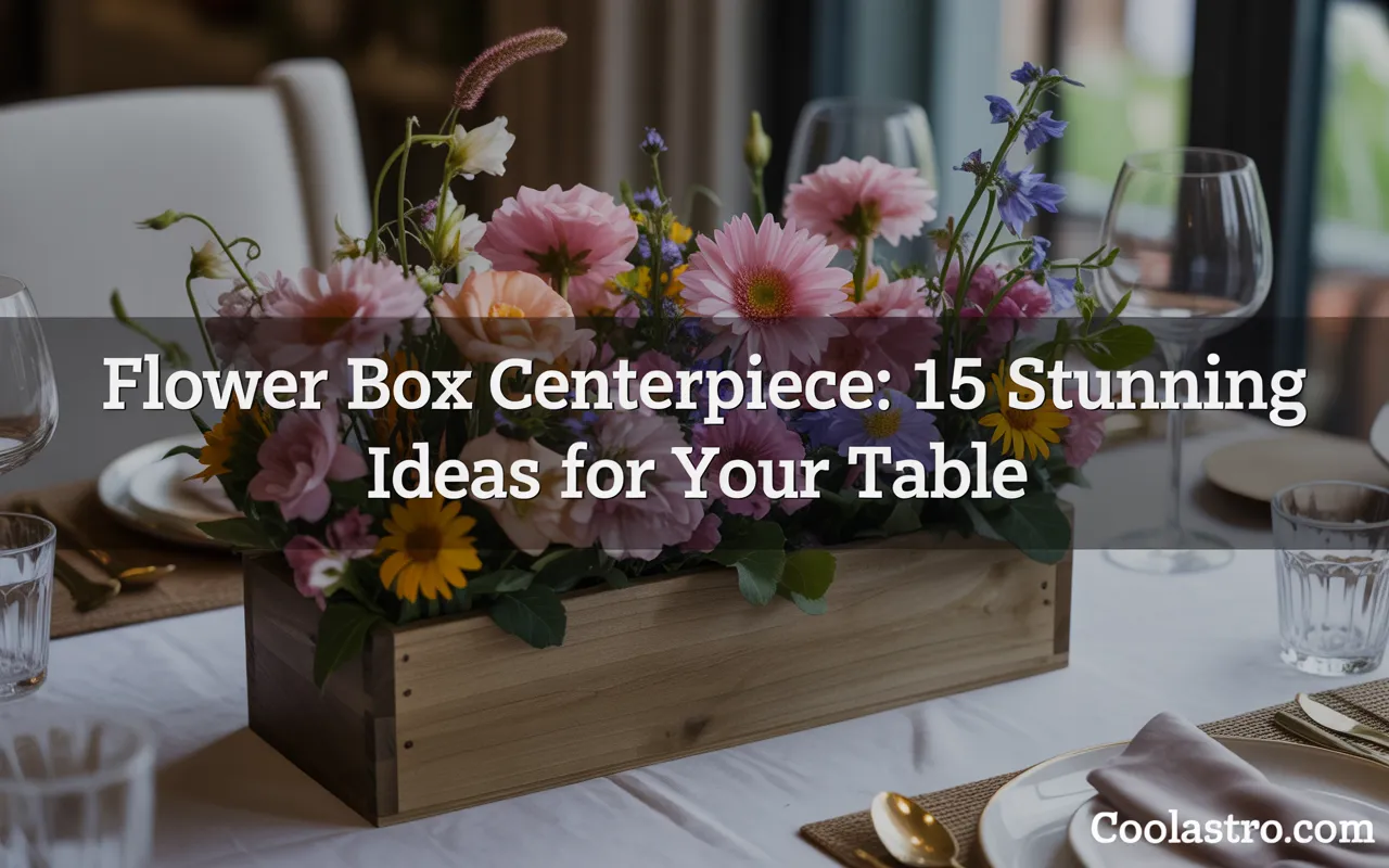 Flower Box Centerpiece